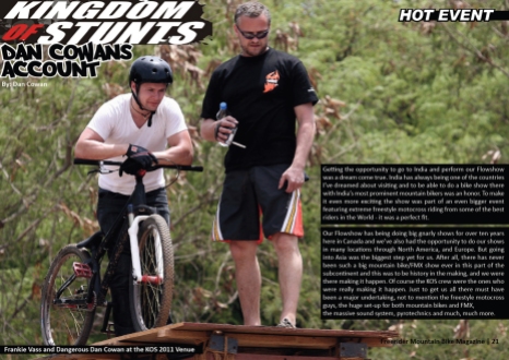 Page 21 _ Freerider MTB Mag (India) - May 2012 (Issue 9)